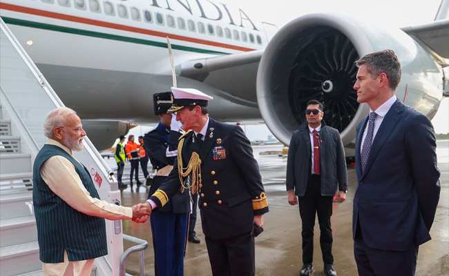 PM Modi arrives in Netherlands on second leg of his five-nation tour